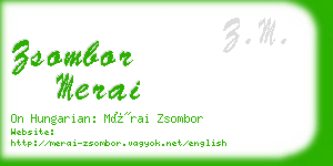 zsombor merai business card